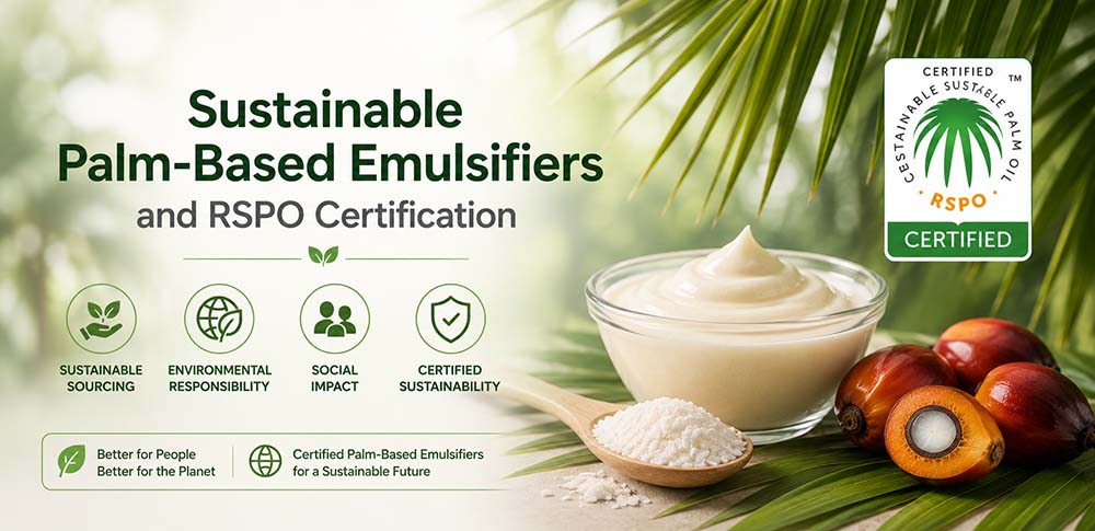 Sustainable Palm-Based Emulsifiers and RSPO Certification